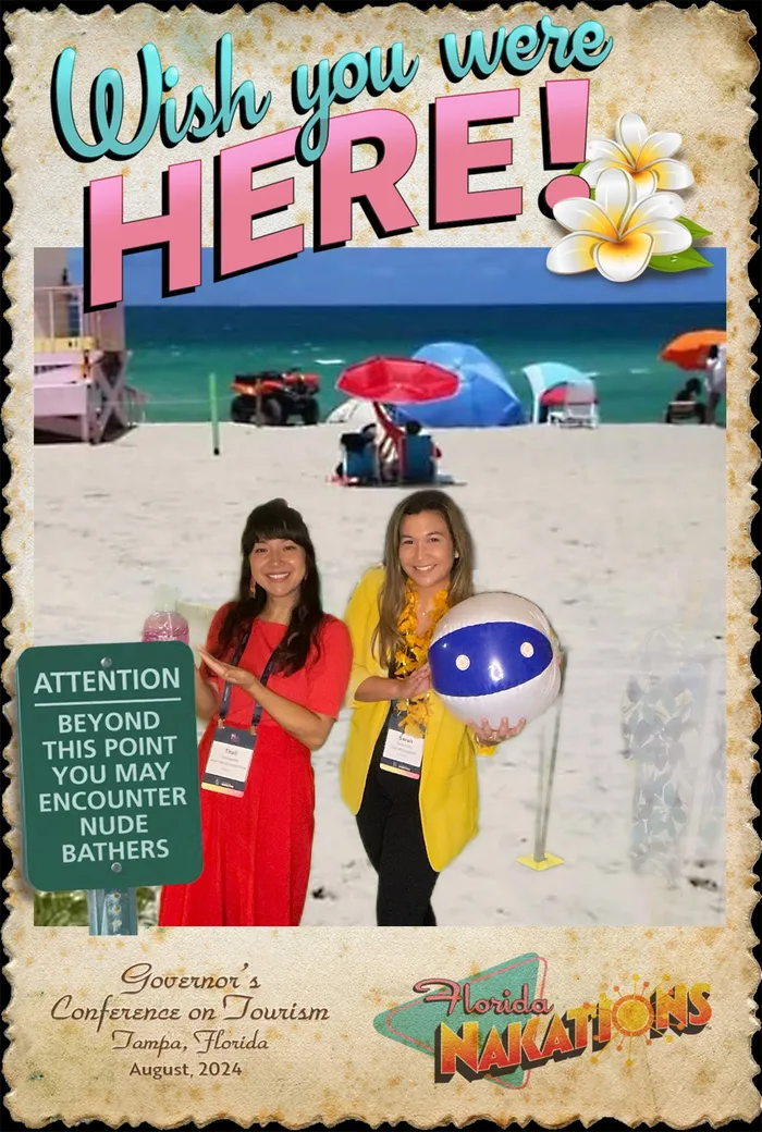 Printed DSLR photo strip from the Governor's Conference on Tourism in Tampa