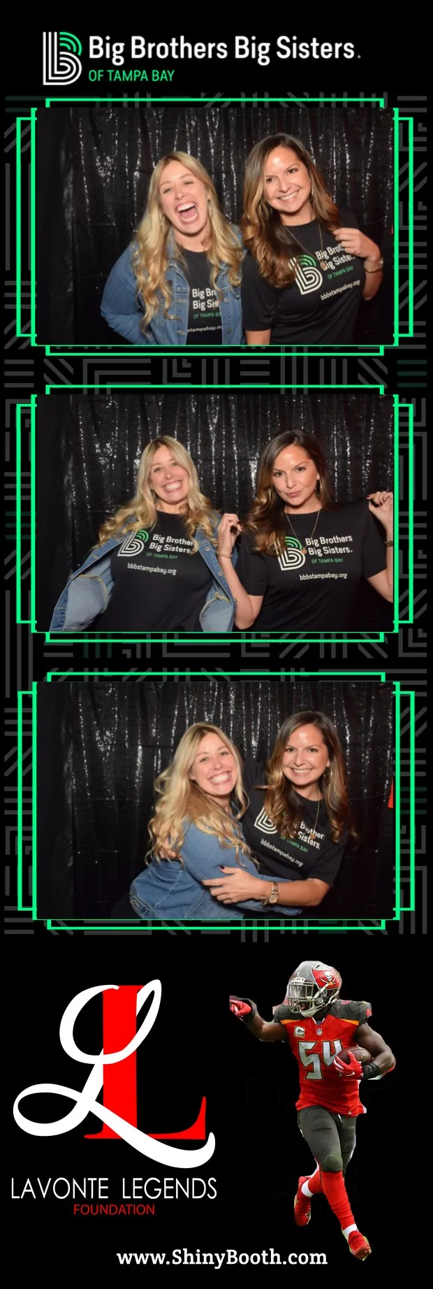 Printed DSLR photo strip from the Lavonte Legends night
