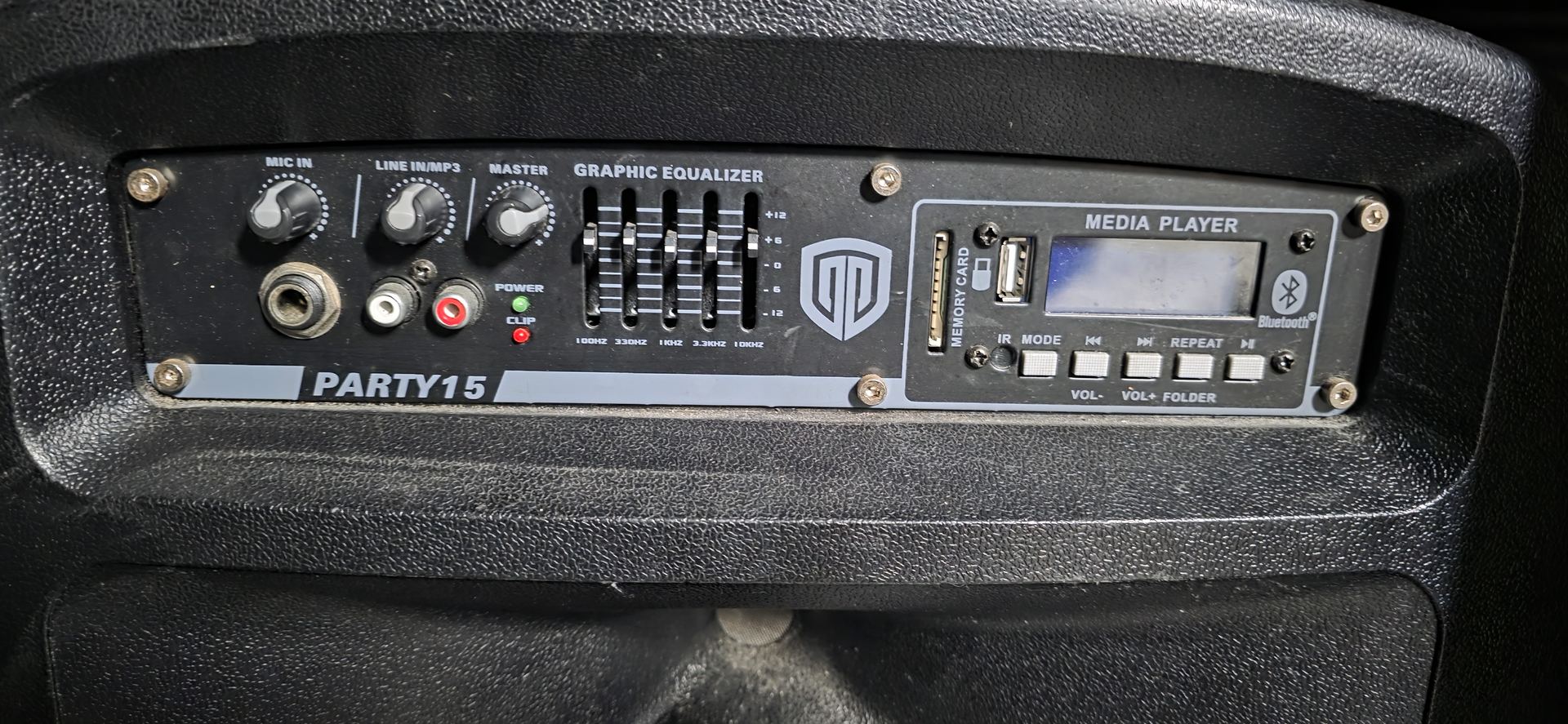 PRORECK Party 15 powered PA speaker with linked second speaker